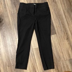 Loft Outlet Black skinny leg ankle pants